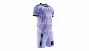 Uniformes de Fútbol de Último Diseño, Logotipo Personalizado de Alta Calidad, 100% Poliéster, Secado Rápido, Transpirable, Reflectante, Ligero, Cuello en V - Product Image 6