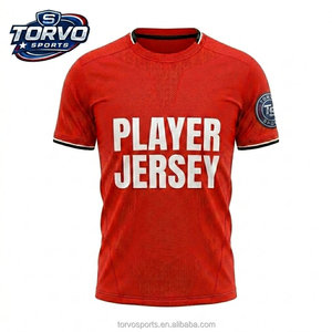 Vente en gros de maillots de football de qualité supérieure, respirants et à séchage rapide, version joueur, ensemble de vêtements de sport - Product Image 1
