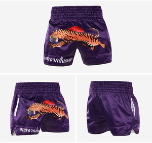 OEM Make Your Own Wholesale Muay Thai Boxing Shorts-100% <b>Polyester</b> Sublimation Transfer Print Unisex Adult - Product Image 3