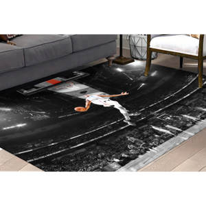 Tapis imprimé : design moderne pour chambre de garçon, cave à bière, salle de sport, avec tapis à poils doux - Product Image 5