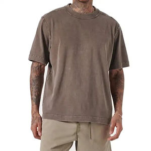 Wholesale Men's Cotton Boxy <b>Fit</b> <b>T</b>-<b>Shirts</b> Cheap Drop Shoulder Tees, Trendy & Relaxed <b>Fit</b> for Urban Street Style - Product Image 2