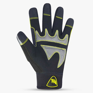 Skatiq XL High Quality SG-1446 Safety Gloves Mechanic Impact Waterproof Anti-Slip Nylon <b>Hand</b> Arm Protection for Construction - Product Image 2