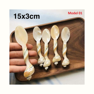 Cucharas de Nácar Natural para Servir en la Mesa y Aplicaciones en la Industria Hotelera - Product Image 5