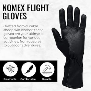 Gants de travail NOMEX pour pilotes et pilotes de ligne – Équipement de protection individuelle pour pilotes et aviateurs - Product Image 2