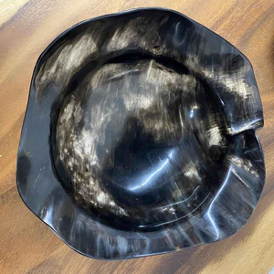 Bol de service en corne de buffle viking sculpté à la main, écologique, naturel, décoratif, pour le camping - Product Image 5