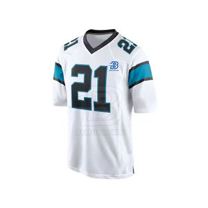 Conjuntos de uniformes de fútbol americano de la mejor calidad, diseño personalizado, manga corta, 100% poliéster, transpirable, personalizable, precio alto - Product Image 2