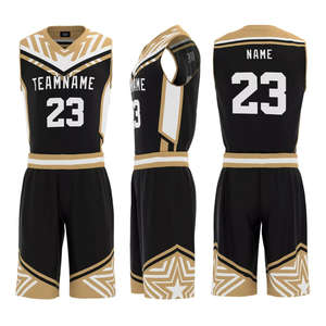 Uniforme léger de basket-ball de vêtements de sport de dernière conception de tissu doux de polyester 2025 confortable dans la couleur différente - Product Image 1