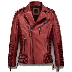 แจ็กเก็ตหนังแท้สำหรับผู้ชายเสื้อแจ็คเก็ตหนังแท้ดีไซน์แบบใส่ได้ทั้งชายและหญิงสินค้ามา2025 - Product Image 1