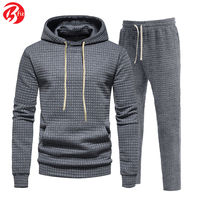 Survêtements de jogging et d'entraînement coupe ajustée pour hommes, survêtements de fitness et de gymnastique respirants 100% coton du Pakistan