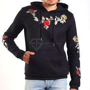 เสื้อฮู้ดดี้ปักลายผู้ชายดีไซน์ใหม่ ขายส่งราคาถูก บริการ OEM เสื้อฮู้ดดี้ปักลายดีไซน์ล่าสุด - Product Image 5