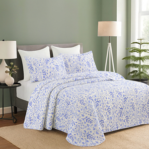 Set Copripiumino di Lusso King Size con Motivo Floreale in Poliestere, Leggero e Traspirante, Tinta Unita, Grado A, Per Tutte le Stagioni - Product Image 3