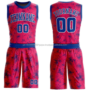 ชุดบาสเก็ตบอลของคุณเองชุดเครื่องแบบบาสเก็ตบอลโพลีเอสเตอร์สไตล์ล่าสุดชุดเครื่องแบบน้ำหนักเบาใส่สบาย - Product Image 3