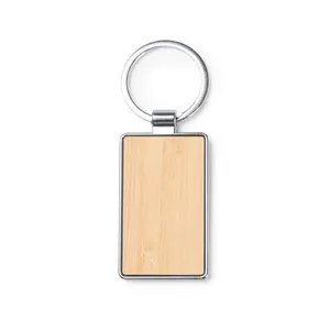 Portachiavi e Moschettone Personalizzati in Bambù - Gadget Promozionali Personalizzabili da Arqu - Product Image 1