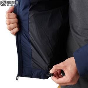Veste matelassée personnalisée pour hommes Streetwear à capuche épais et imperméable à manches régulières avec des vêtements personnalisés à la mode en duvet de canard - Product Image 6