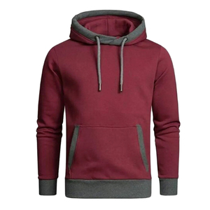 Sweat à capuche pour homme avec logo personnalisé, polaire 300g, 100% coton, séchage rapide, respirant, design uni - Product Image 2