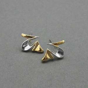 Urthn 2 Tone Plated Assorted Stud <b>Earrings</b> <b>Fashion</b> <b>Drop</b> <b>Earrings</b> 1310728 - Product Image 1