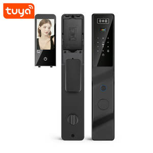 Nouvelle serrure de porte intelligente WiFi Tuya <span class=keywords><strong>2026</strong></span> avec reconnaissance faciale 3D, reconnaissance palmaire, interphone et caméra HD pour la sécurité domestique PST-DDL9-TY - Product Image 5