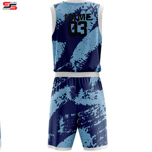 Uniforme de baloncesto totalmente personalizado para Unisex, ropa de equipo transpirable más exigente, Conjunto de camiseta y pantalones cortos de baloncesto - Product Image 2