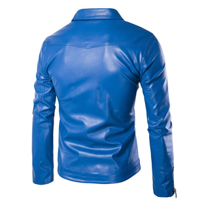 2025 El mejor estilo Diseño personalizado Chaqueta de cuero de calidad premium para hombres Profesional Cómodo con cierre de cremallera para el invierno - Product Image 2