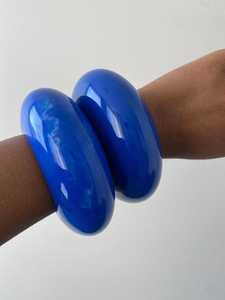 กำไลข้อมือเรซิ่นแฟชั่น สร้อยข้อมืออะคริลิคเรซิ่นทันสมัยสำหรับผู้หญิง ขายส่ง สีตามสั่ง งานฝีมือ bh - Product Image 3