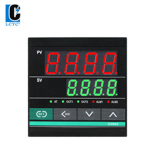 LCTC <strong>CH902</strong> PID Intelligent <strong>Temperature</strong> <strong>Controller</strong> K E J PT100 Multy Input SSR+ Relay Dual Output 1 or 2 Alarm Self Tuning 96*96 - Product Image 1