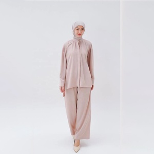 Hijab de yoga absorbant la transpiration, hijab d'entraînement, khimar de sport, couleur personnalisée, vêtements pour femmes, vêtements pour filles, sexy, sport - Product Image 1