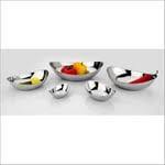 Tazón de Acero Inoxidable Cepillado, Tazón para Mezclar Alimentos, Vajilla para Cocina y Comedor, Tazón para Ensaladas y Frutas, Uso Doméstico y en Restaurantes - Product Image 5