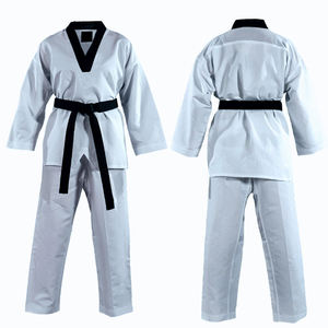 Ensembles extensibles en mélange polyester/coton de qualité supérieure de haute qualité costumes Jiu Jitsu Gi pour la formation de judo d'arts martiaux OEM personnalisable - Product Image 1