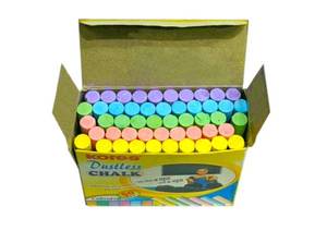 Lot de 120 craies géantes non toxiques lavables sans poussière pour trottoir en 10 couleurs (120 pièces) craies colorées non toxiques sans poussière - Product Image 5