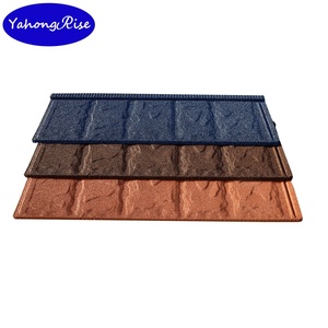 Truyền thống đá-được thiết kế bằng đá tráng kim loại mái ngói chống cháy nhựa đường nhôm đất sét tổng hợp xây dựng mái <span class=keywords><strong>Sheets</strong></span> - Product Image 2