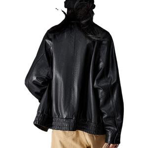 Chaqueta Acolchada de Piel de Oveja y Lona para Mujer, de Alta Calidad, Novedad, Casual, Impermeable, Personalizable OEM - Product Image 3