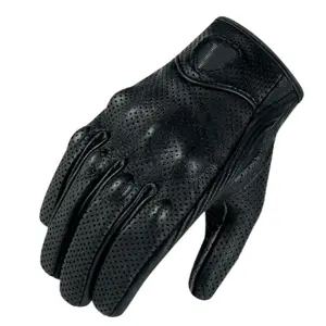 Benutzer definierte Männer Leder Motorrad Reit handschuhe Sommer Winter Motocross Renn handschuhe Touchscreen Motorrad ATV Fahrrad Handschuhe