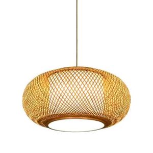 Abat-jour en bambou, design asiatique écologique, luminaire suspendu d'intérieur, artisanat, personnalisable, haute qualité, fabricant vietnamien - Product Image 2
