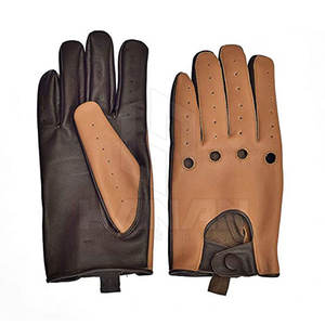 Gants en cuir respirants à la mode personnalisés pour hommes pour l'extérieur Gants de conduite chauds pour l'hiver avec écran tactile-Prix de gros - Product Image 2