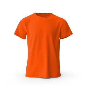 T-shirt à manches courtes d'été avec logo personnalisé en gros Jeunes garçons 100% T-shirt blanc uni en coton biologique pour garçons - Product Image 1