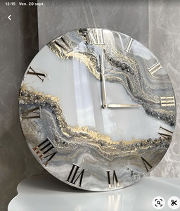 El Reloj de pared de resina epoxi es un regalo increíble para cualquier ocasión y los mejores artículos de decoración del hogar - Product Image 4