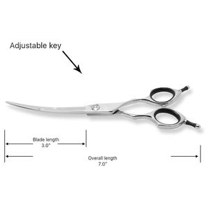 Ciseaux à cheveux Ciseaux amincissants Ciseaux à barbe professionnels en acier inoxydable avec manche en acier inoxydable - Product Image 6