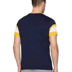 Precio de fábrica Venta caliente Cuello redondo Manga corta Sublimación tejida 100% Premium Antiarrugas Secado rápido Transpirable Hombres Camisetas - Product Image 2