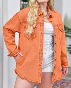 Chaquetas de Mezclilla Acolchadas de Algodón de Punto para Mujer, Talla Grande, Elegantes y de Primera Calidad - Product Image 6