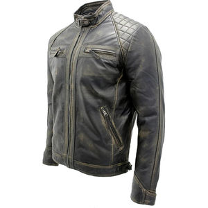 Chaqueta de Lona y Cuero para Hombre, Nuevo Diseño Más Vendido, Estilo Urbano, Cortavientos, Transpirable, para Invierno, con Color y Talla Personalizables - Product Image 5