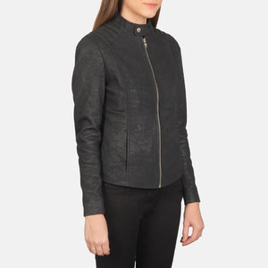 Chaqueta impermeable a prueba de viento con cuello levantado de alta calidad, chaqueta de motocicleta, chaqueta de cuero PU - Product Image 5