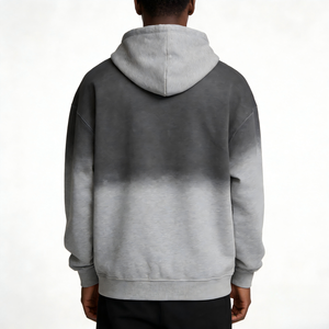 Nouveau Hoodie Personnalisé pour Homme, Coupe Oversize à Épaules Tombantes, Effet Délavé, en Coton avec Motif Dessin Animé - Product Image 3