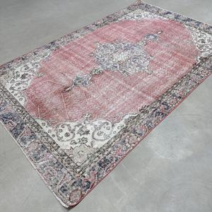 Grand tapis turc, tapis vintage 5,5x8,8 pieds, tapis en laine rouge - Product Image 2