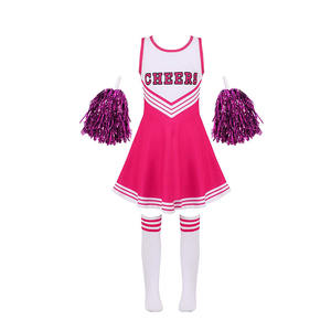 Uniforme de pom-pom girl personnalisé pour femmes 2025 dernier design imprimé Technics prix de gros à vendre - Product Image 4