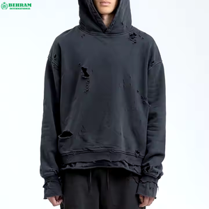 เสื้อมีฮู้ดแบบสวมหัวมีฮู้ดผ้าฟลีซฝรั่งเศสขนาดใหญ่เสื้อมีฮู้ดแฟชั่นแบบกำหนดเอง - Product Image 2