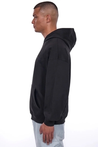 Sudadera con Capucha Unisex Esencial Personalizada 100% Algodón French Terry de Alta Calidad con Forro Polar de Invierno y Logotipo Frontal para Hombre - Product Image 4