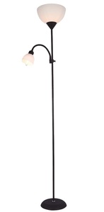 Lámpara de pie E27 con luz de lectura E14, 1760 mm. Black Nawis (GSC 204400043) - Product Image 1