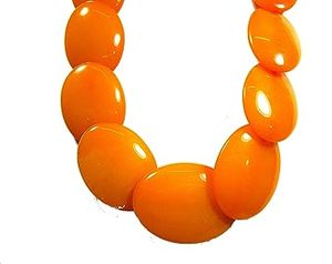 Recién llegado, joyería de resina de moda, collar de resina de moda para bodas y fiestas, venta al por mayor - Product Image 2