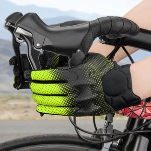 Guantes de Ciclismo de Invierno, Guantes de Motocicleta de Fibra de Carbono Transpirables y Resistentes al Viento, Compatibles con Pantalla Táctil, Deportivos - Product Image 2