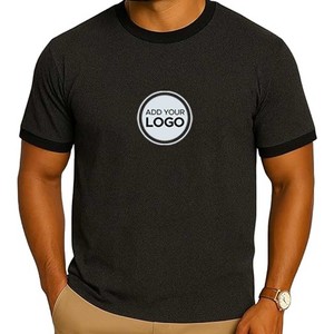 60/40 algodón/camiseta Poly Ringer - Product Image 2